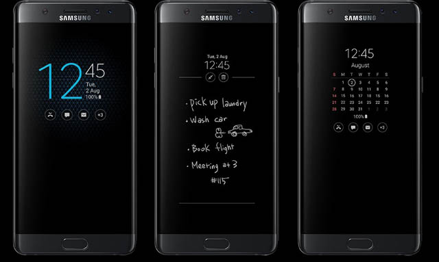 Galaxy Note7 оставил в наследство флагманам Galaxy S расширенную функциональность Always On Display