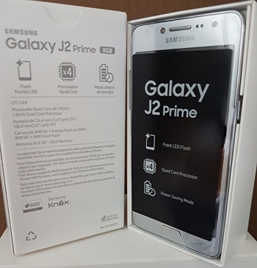 Смартфон Samsung Galaxy J2 Prime выглядит хуже обычного J2