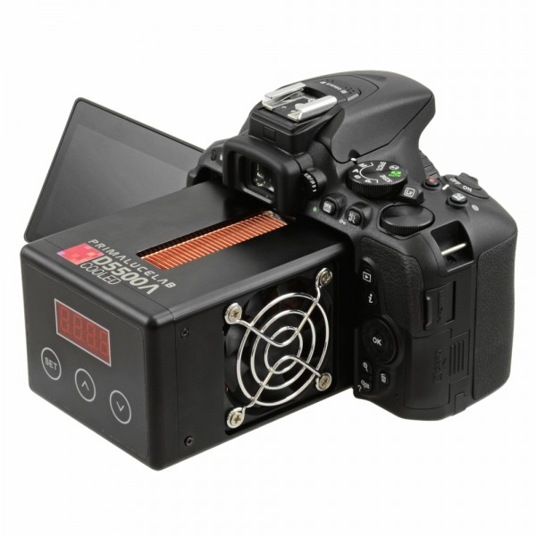 Датчик изображения камеры Primaluce Lab Nikon D5500a охлаждается элементами Пельте