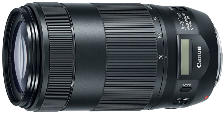 Продажи Canon EF 70-300mm F/4.5-5.6 IS II USM должны начаться в ноябре
