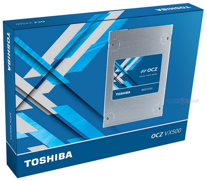 SSD OCZ VX500 доступны в версиях объёмом до 1 ТБ