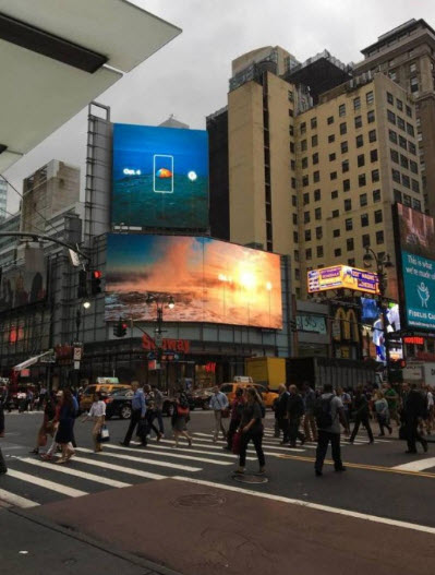 На улицах Нью-Йорка появилась реклама смартфонов Google Pixel, которые должны иметь степень защиты IP53