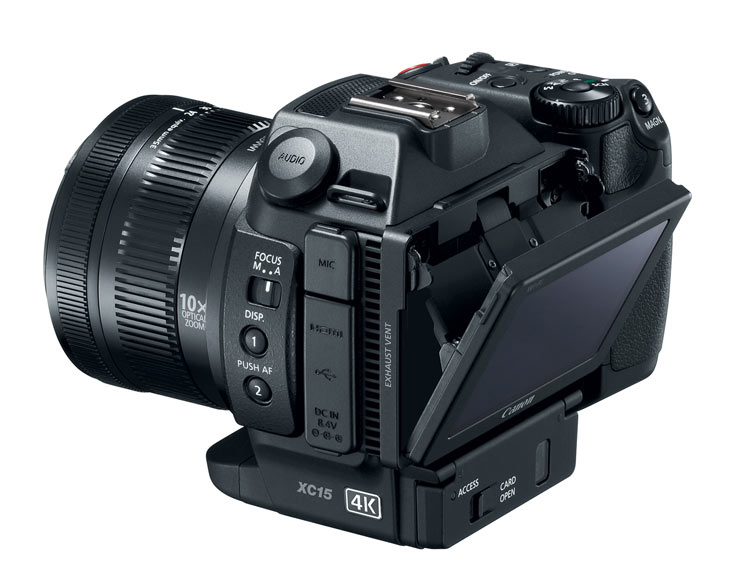 В камере Canon XC15 используется дюймовый датчик изображения типа CMOS
