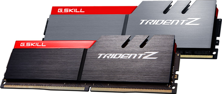 G.Skill выпускает набор модулей памяти DDR4-4333 объемом 2 х 8 ГБ и рапортует о достижении скорости DDR4-4500