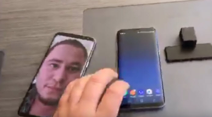 Систему распознавания лиц Samsung Galaxy S8 можно обмануть при помощи фотографии владельца
