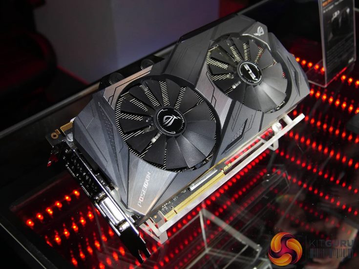 Адаптер Asus ROG GeForce GTX 1080 Ti Poseidon выделяется оригинальной подсветкой