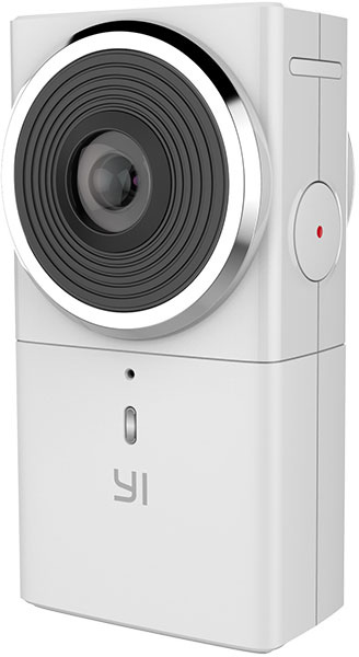 Доступ к функциям и настройкам YI 360 VR представляют органы управления на корпусе устройства и мобильное приложение