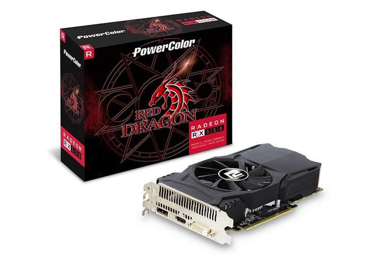 PowerColor Red Dragon Radeon RX 550 2GB GDDR5 получила простую систему охлаждения