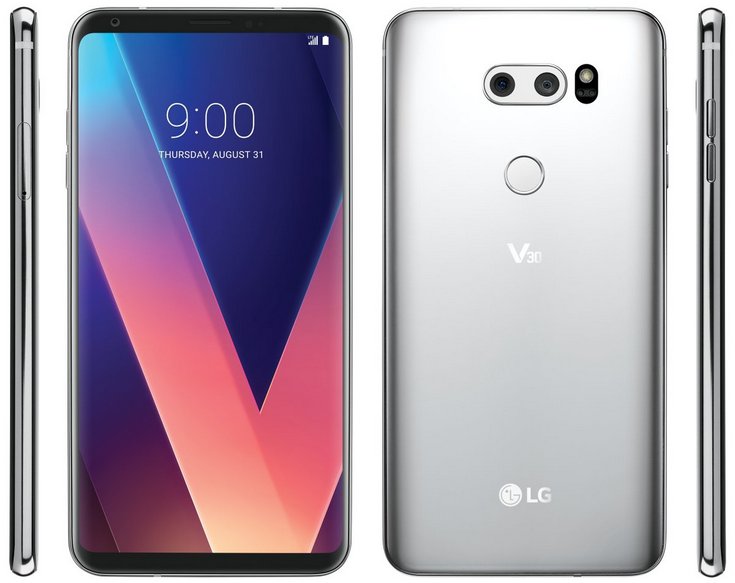 Опубликованы официальные изображения смартфона LG V30 и сравнение с предшественниками