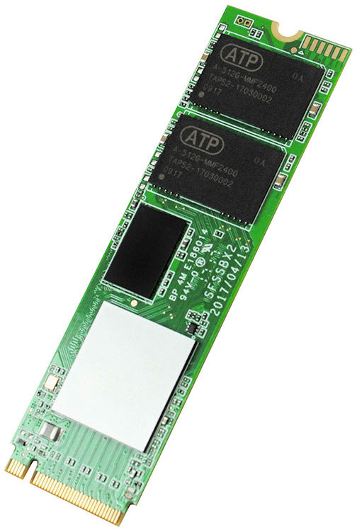 Накопитель оснащен интерфейсом PCIe Gen 3 x4