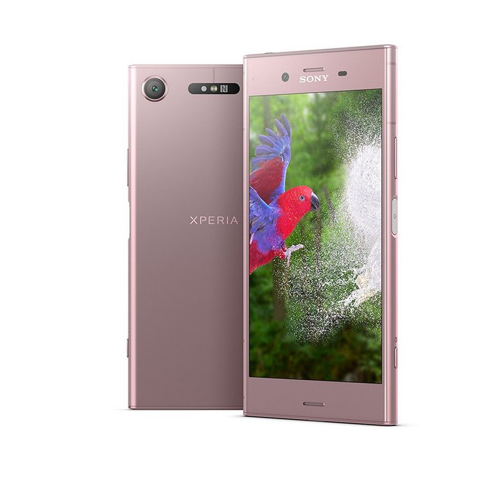 Опубликованы качественные изображения смартфона Sony Xperia XZ1 в розовом и черном цветах
