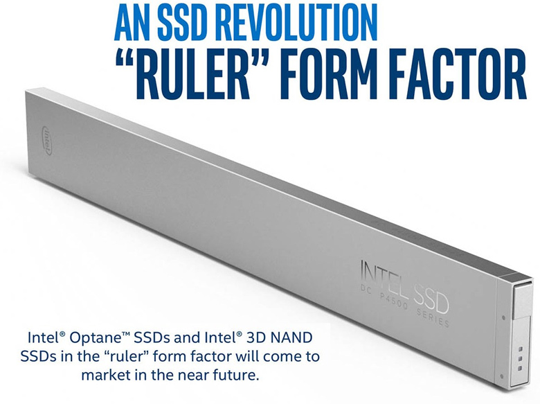 SSD форм-фактора ruler