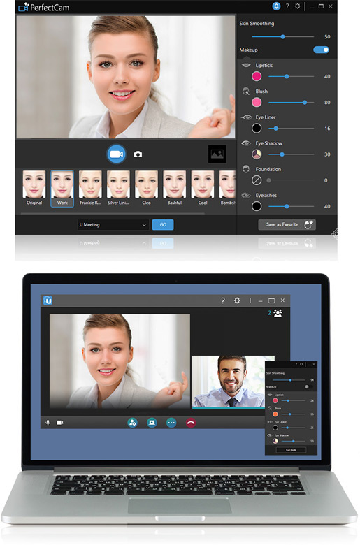 Сервис CyberLink PerfectCam совместим со Skype, Skype for Business, Google Hangouts и CyberLink U