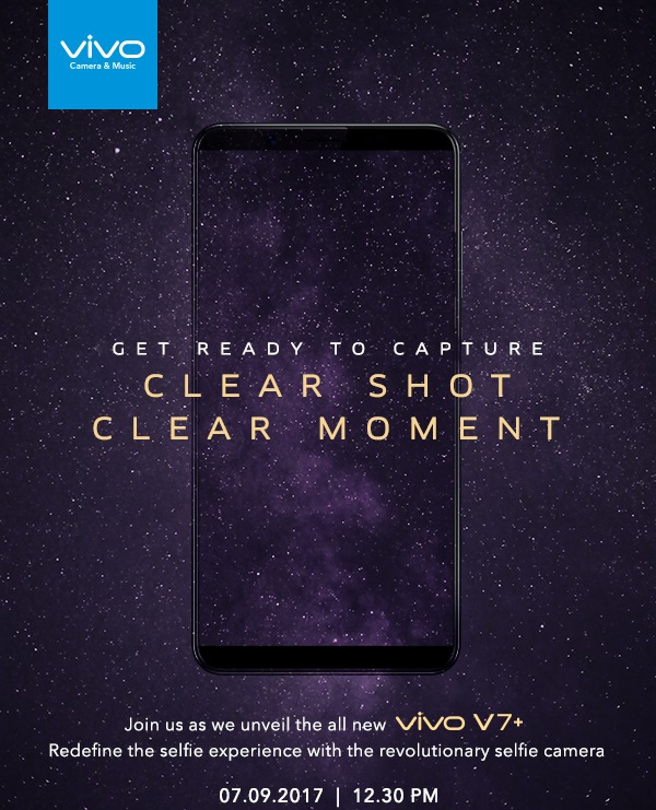 Смартфон Vivo V7+ получит революционную фронтальную камеру