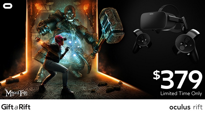 Комплект Oculus Rift подешевел до $379