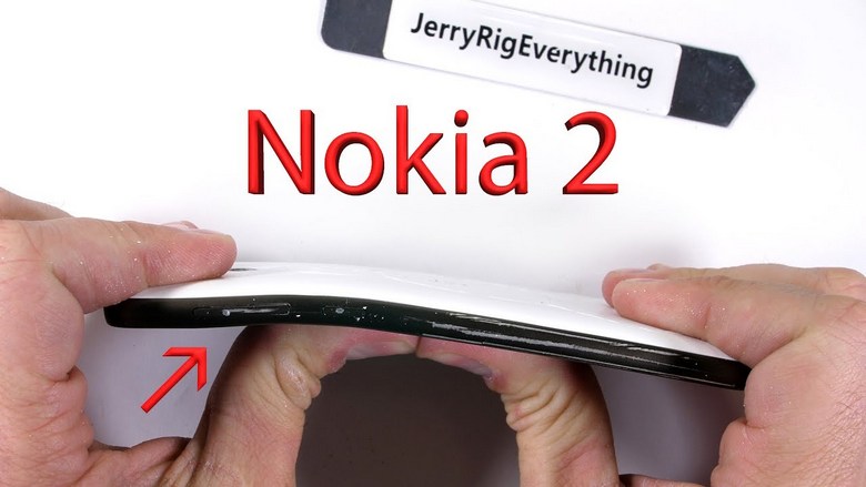 Nokia 2 прошёл тесты JerryRigEverything, но прочность модели не эталонна