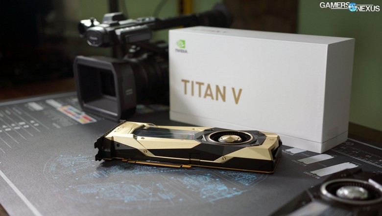 GPU видеокарты Nvidia Titan V действительно огромен