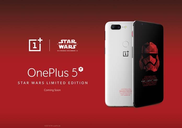 Представлен смартфон OnePlus 5T Star Wars Limited Edition