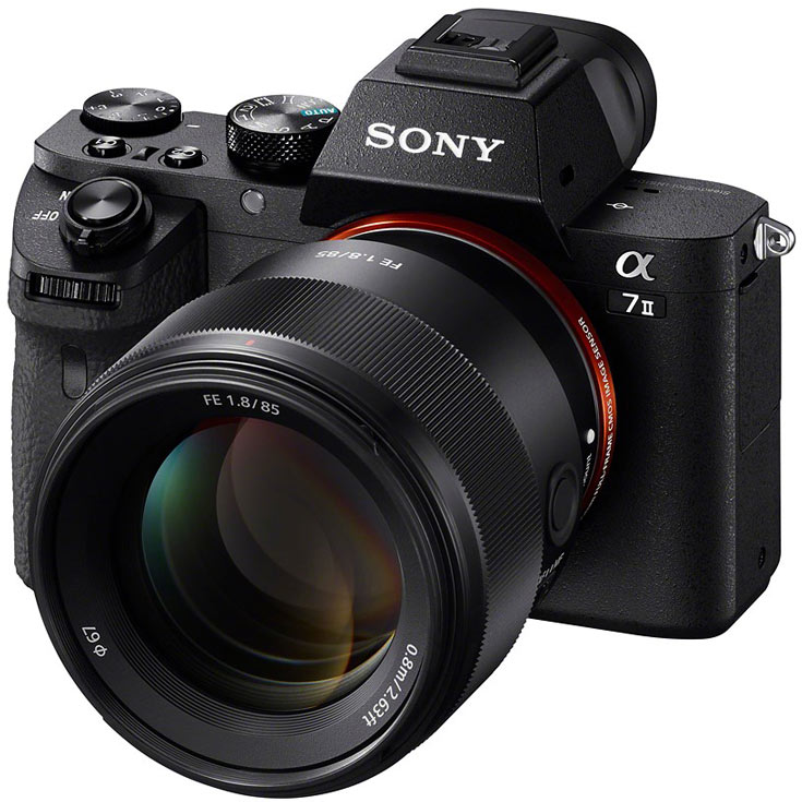 В продаже объектив Sony FE 85mm F1.8 должен появиться в марте