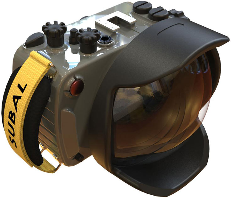 Бокс для подводной съемки Subal GX80 позволяет использовать встроенную вспышку камеры