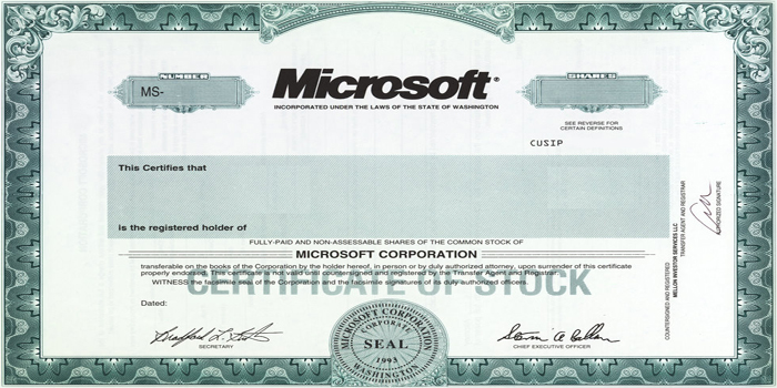 Microsoft снова продаёт облигации на крупную сумму