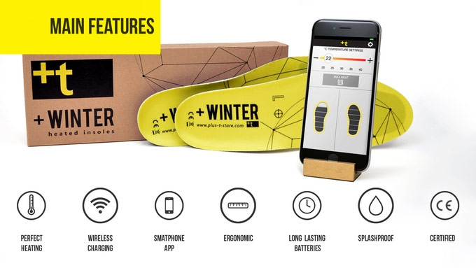 Стельки +Winter с электроподогревом оснащены беспроводным интерфейсом 