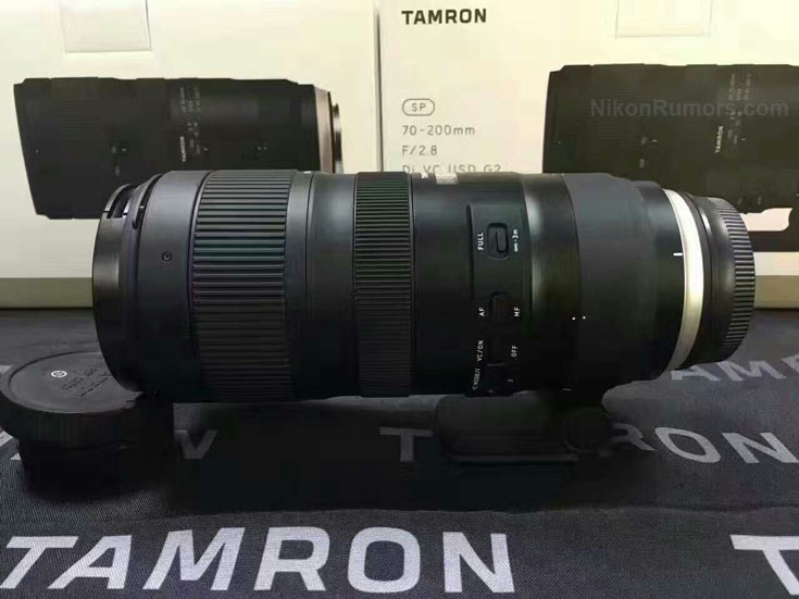Анонс объектива Tamron SP 70-200mm F/2.8 Di VC USD G2 ожидается на выставке CP+