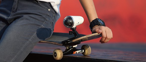 ZeroTech анонсирует экшн-камеру Rollcap со встроенным карданным стабилизатором