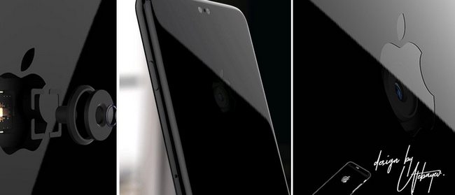 Художник создал концепт смартфона iPhone 8, камера которого расположилась в «яблоке» на задней панели