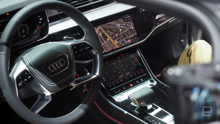 Компания Audi представила автомобиль A8 образца 2019 года
