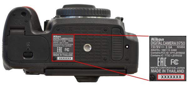 Диагностика и ремонт Nikon D750 выполняются бесплатно даже после истечения гарантийного срока