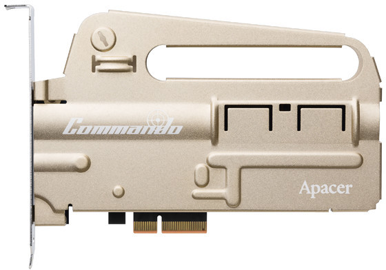 Твердотельный накопитель Apacer PT920 Commando с интерфейсом PCIe поддерживает NVMe
