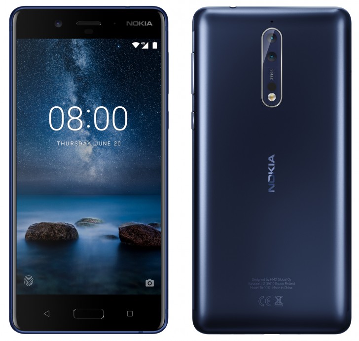 Опубликованы официальные изображения смартфона Nokia 8