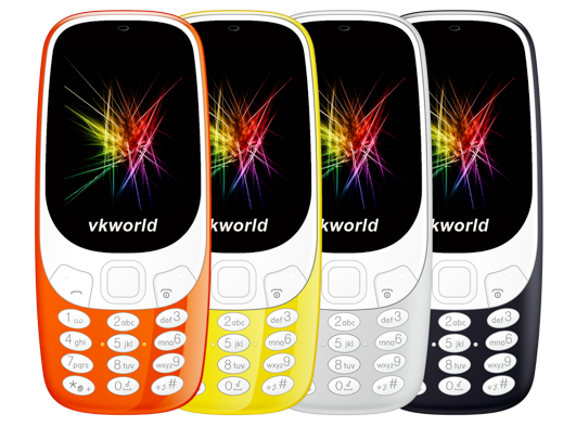 Мобильный телефон VKWorld Z3310, являясь лучше оснащенным, будет вдвое дешевле Nokia 3310 (2017)