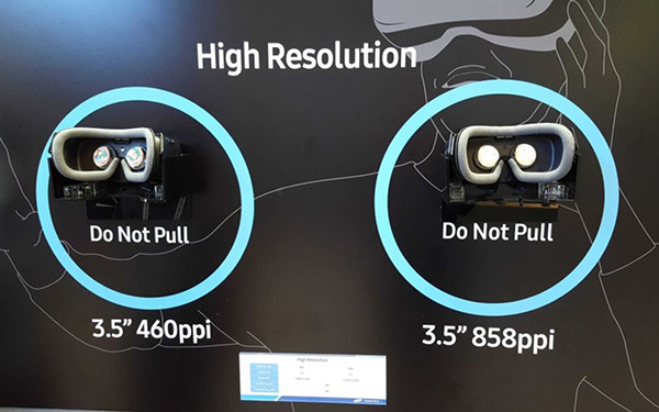 Новый экран Samsung для гарнитур VR: характеристики