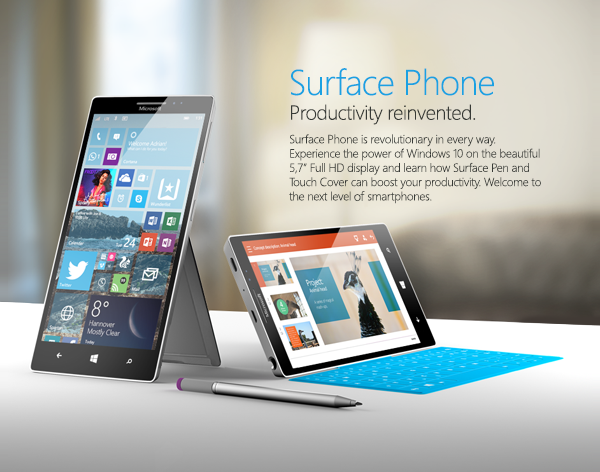 Смартфон Microsoft Surface Phone стоит ожидать лишь через год или два