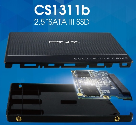Накопители PNY CS1311b получили память 3D TLC NAND