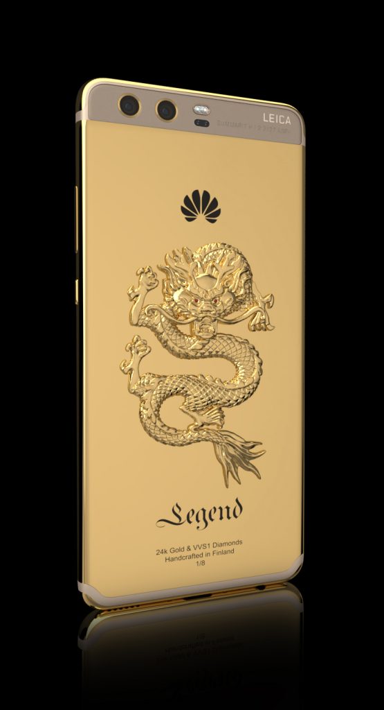 Украшенный золотом и бриллиантами смартфон Huawei P10 предлагается за 2690 евро