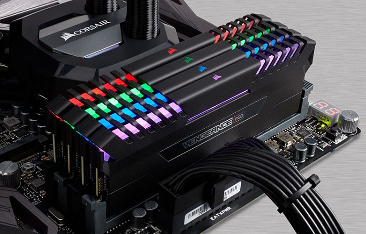 Планки Corsair Vengeance RGB DDR4 достигли частоты 3 ГГц