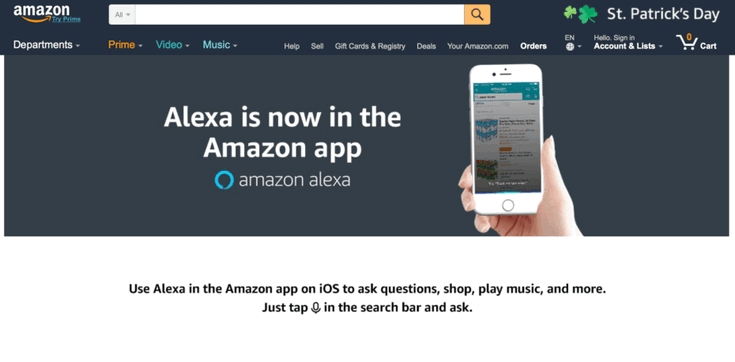 Пользователи смартфонов Apple теперь тоже могут попробовать голосовой помощник Amazon Alexa