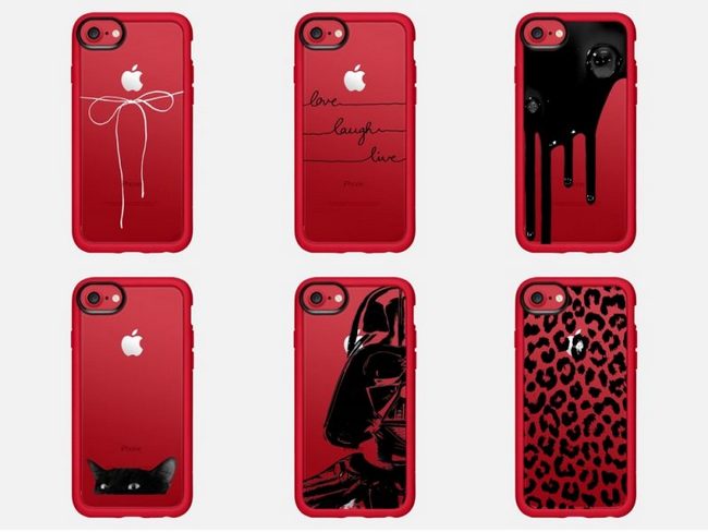 Casetify выпустила серию чехлов для красного смартфона iPhone 7