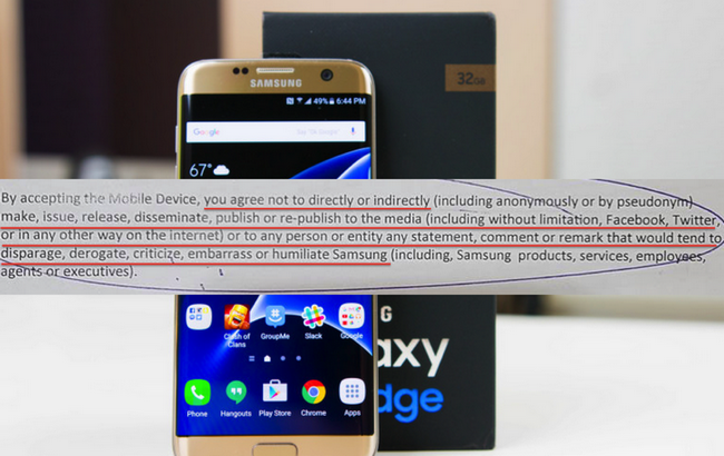 Владелец смартфона Samsung Galaxy S7 Edge, который проработал неделю, не смог обменять его по гарантии