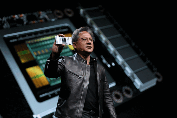 Nvidia представила монструозный GPU GV100 и ускоритель Tesla V100