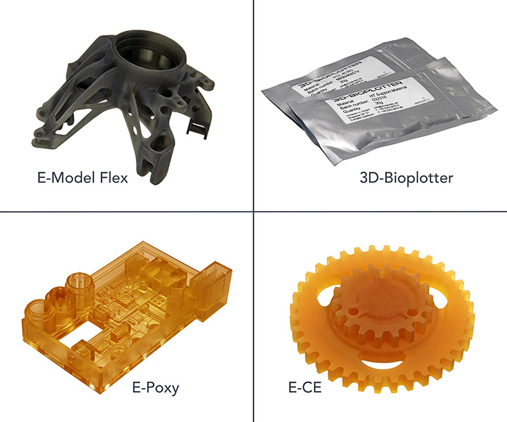 Одновременно представлены инженерные материалы для 3D-печати