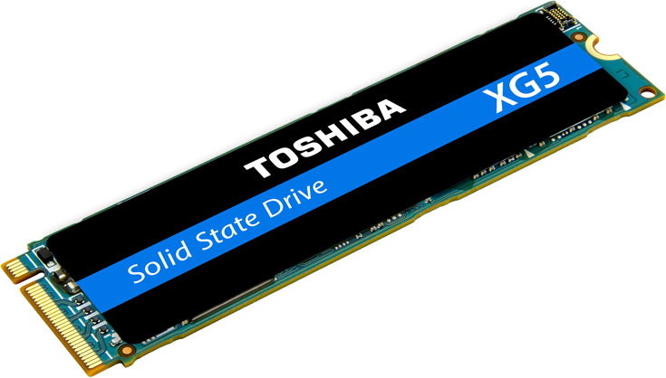 Емкость накопителей Toshiba XG5 достигает 1024 ГБ