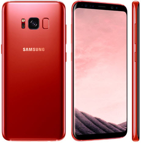 Samsung представила Galaxy S8 в красном цвете перед появлением iPhone X в Южной Корее