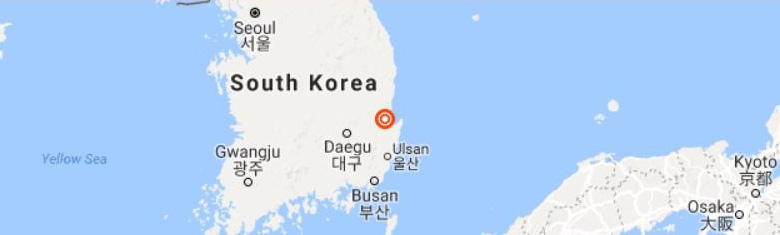 Землетрясение магнитудой 5,4 произошло вчера в юго-восточной части полуострова