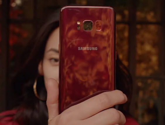 Смартфон Samsung Galaxy S8 стало доступен в цвете Burgundy Red