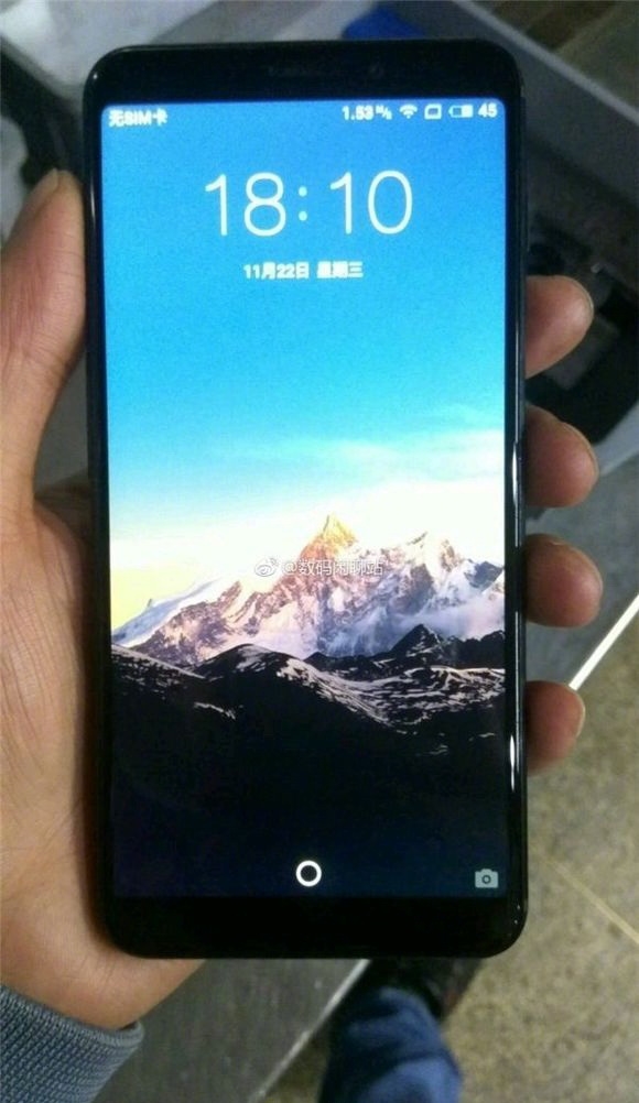 Опубликованы фотографии «полноэкранного» смартфона Meizu m1712, оснащенного боковым дактилоскопическим датчиком