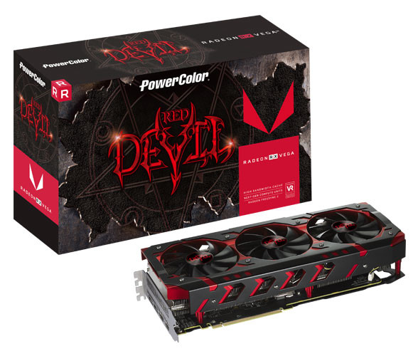 Серия включает модели PowerColor Red Devil RX Vega 64 и PowerColor Red Devil RX Vega 56